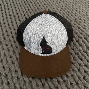 Prana Black and Brown Trucker Hat